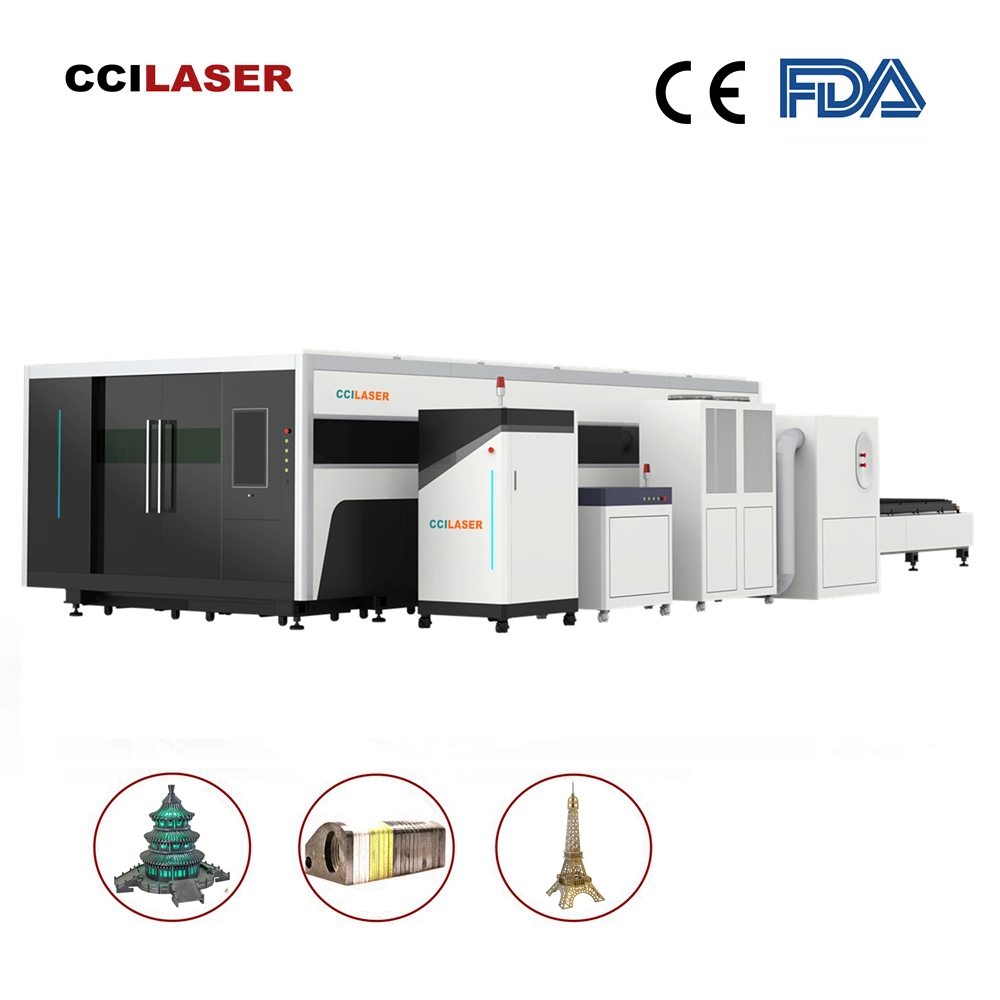 OEM/ODM Chinese Manufacturer CNC Metal Sheet Laser Cutting with Closed Case Ipg/Raycus/ Max Fiber Laser Cutting Machine for Plates