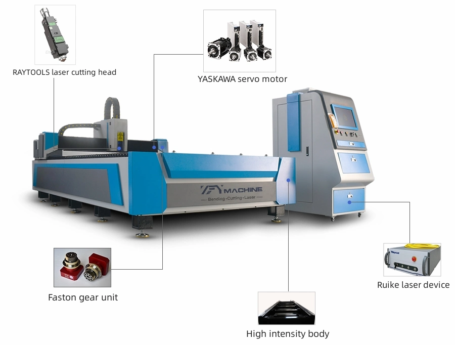 12kw Fiber Laser Cutting Machine for 20mm 25mm 30mm 35mm 40mm Sheet Metal Processing