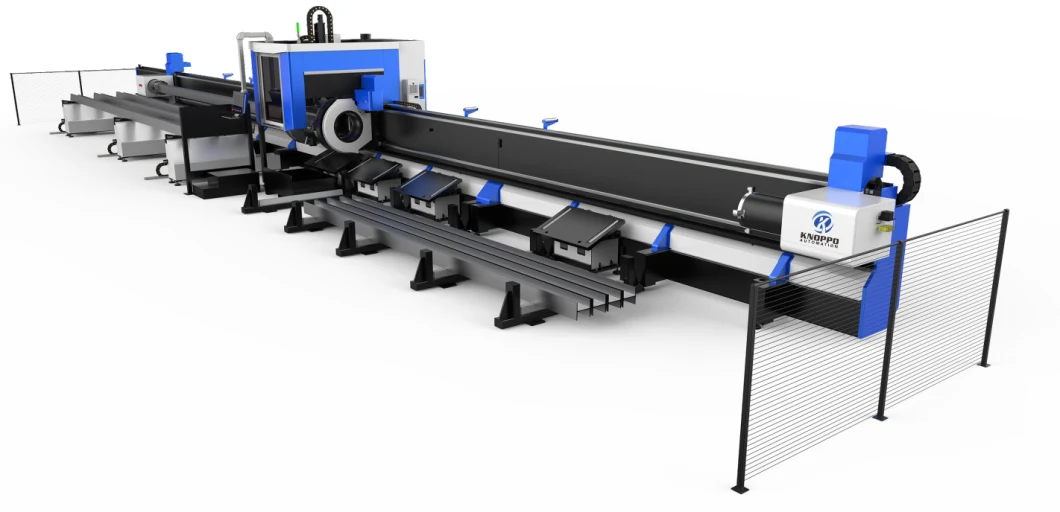 6m 9m 12m Length High-Precising Tube Holes Cutter Angle Channel Steel Fiber Laser Cutting Machine